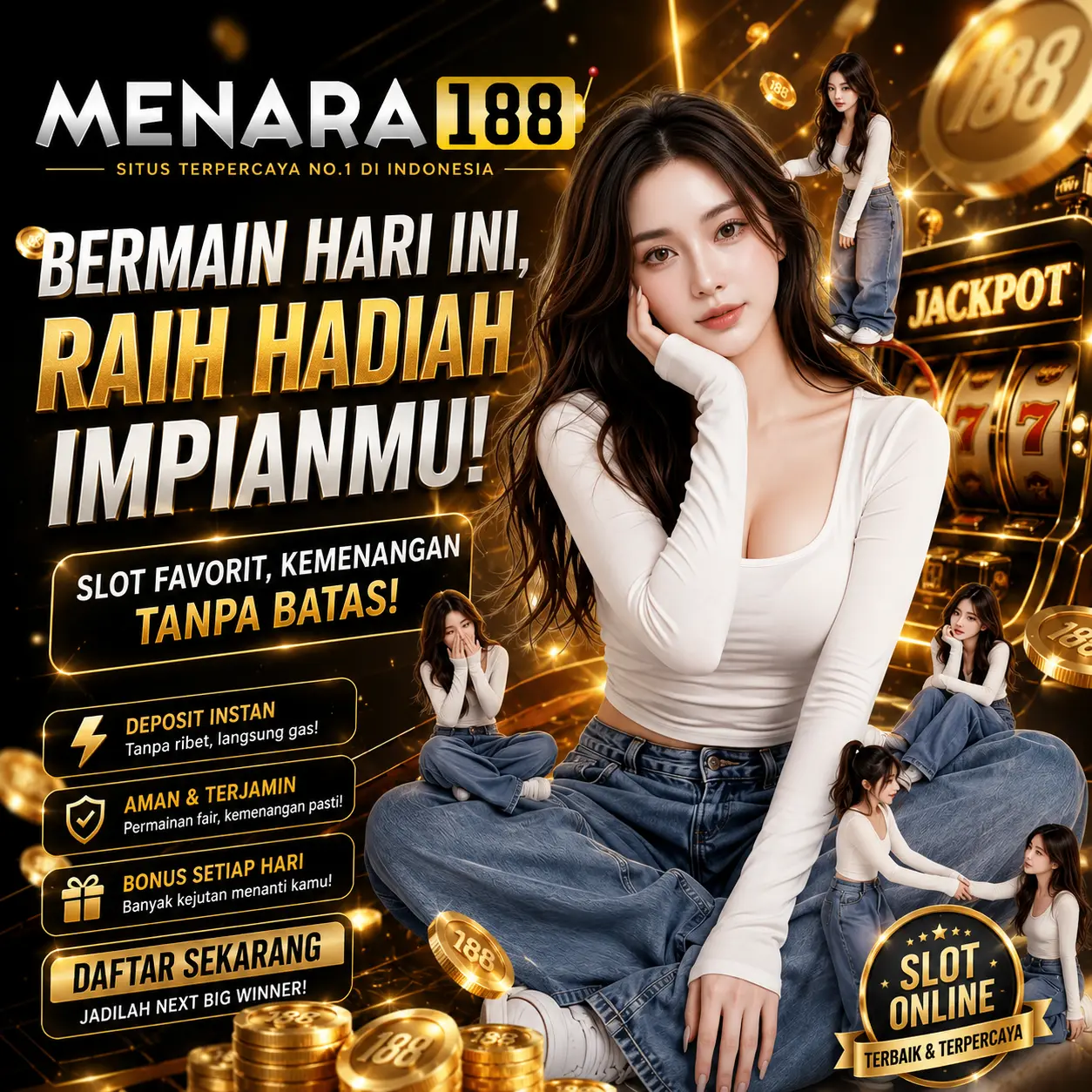 MENARA188: Link Jackpot Puncak Menara Slot Gacor Malam Ini Mudah Maxwin